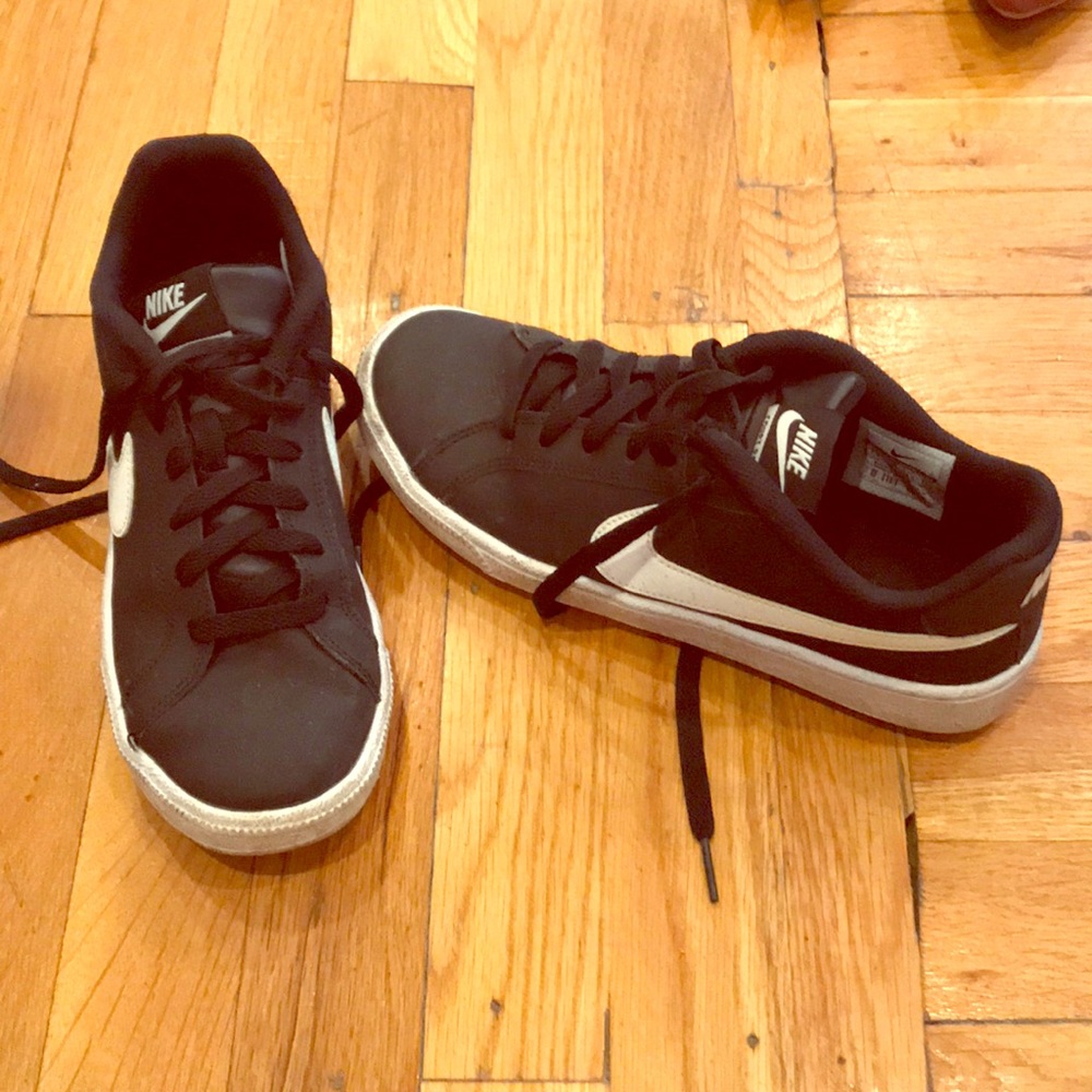 Black Nike Court Royale sneakers